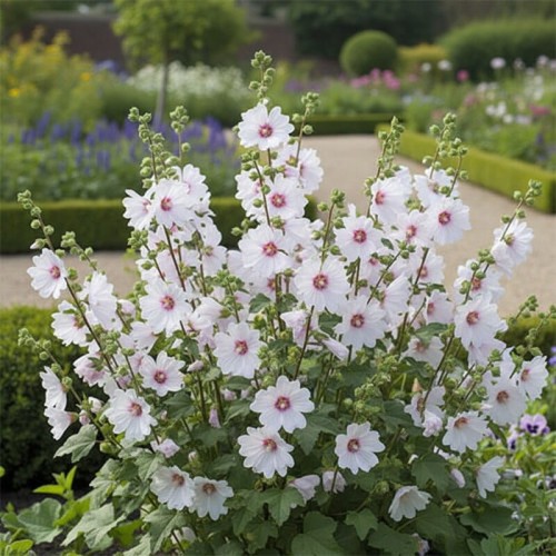 Ślazówka (malwa) ogrodowa Baby Barnsley