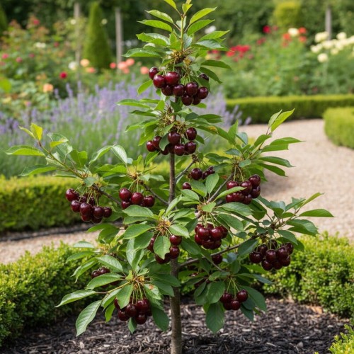 Wiśnia mini  Carmine Jevel na pniu