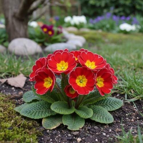 Prymulka Pierwiosnek  bezłodygowa Red