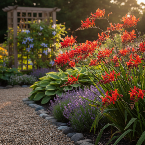 krokosmia-ogrodowa-lucifer-crocosmia-x-crocosmiiflora-czerwone-kwiaty-wysoka-bylina-na-rabatki-sadzonka-sadzonki-zielona-para-zielonapara