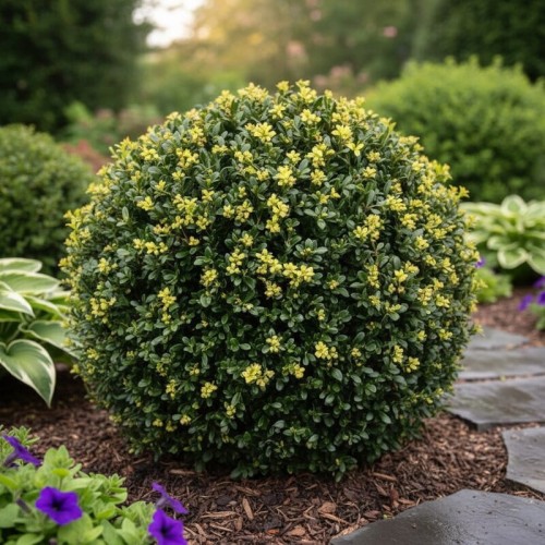 Ostrokrzew karbowanolistny ‘Glory Gem'