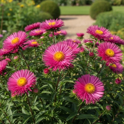 Aster nowoangielski 'Andenken am Alma Pötschke'
