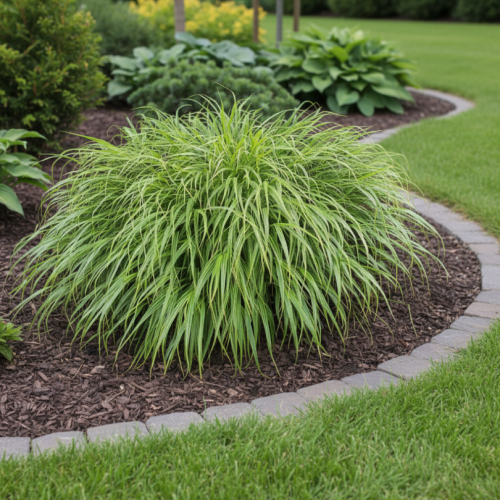 Hakonechloa smukła Albostriata
