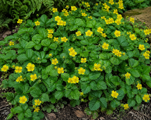 Pragnia-syberyjska-Waldsteinia-ternata-sadzonka