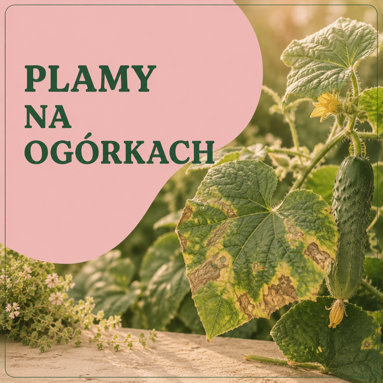Żółte kropki na ogórkach – przyczyny, szybka diagnoza i skuteczne zwalczanie