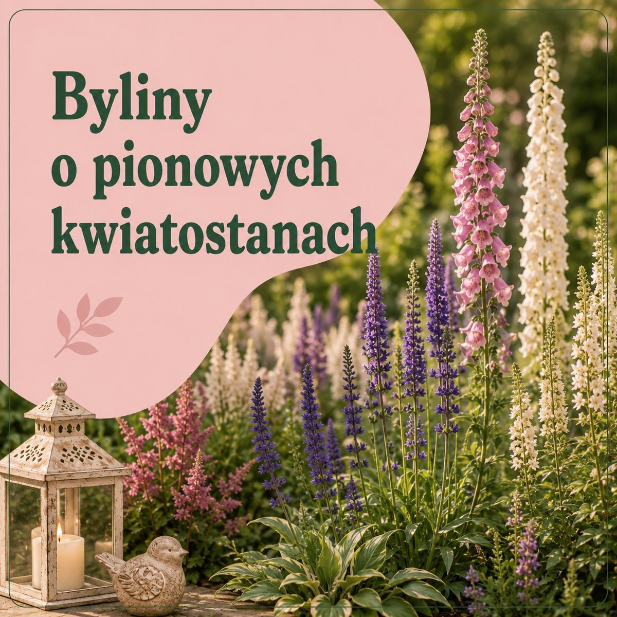Byliny o pionowych kwiatostanach – jak stworzyć efektowną, wielopoziomową rabatę na cały sezon
