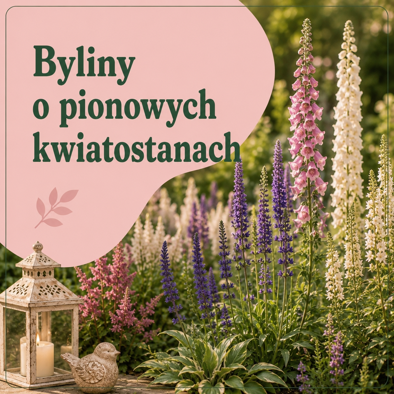 Byliny o pionowych kwiatostanach – jak stworzyć efektowną, wielopoziomową rabatę na cały sezon