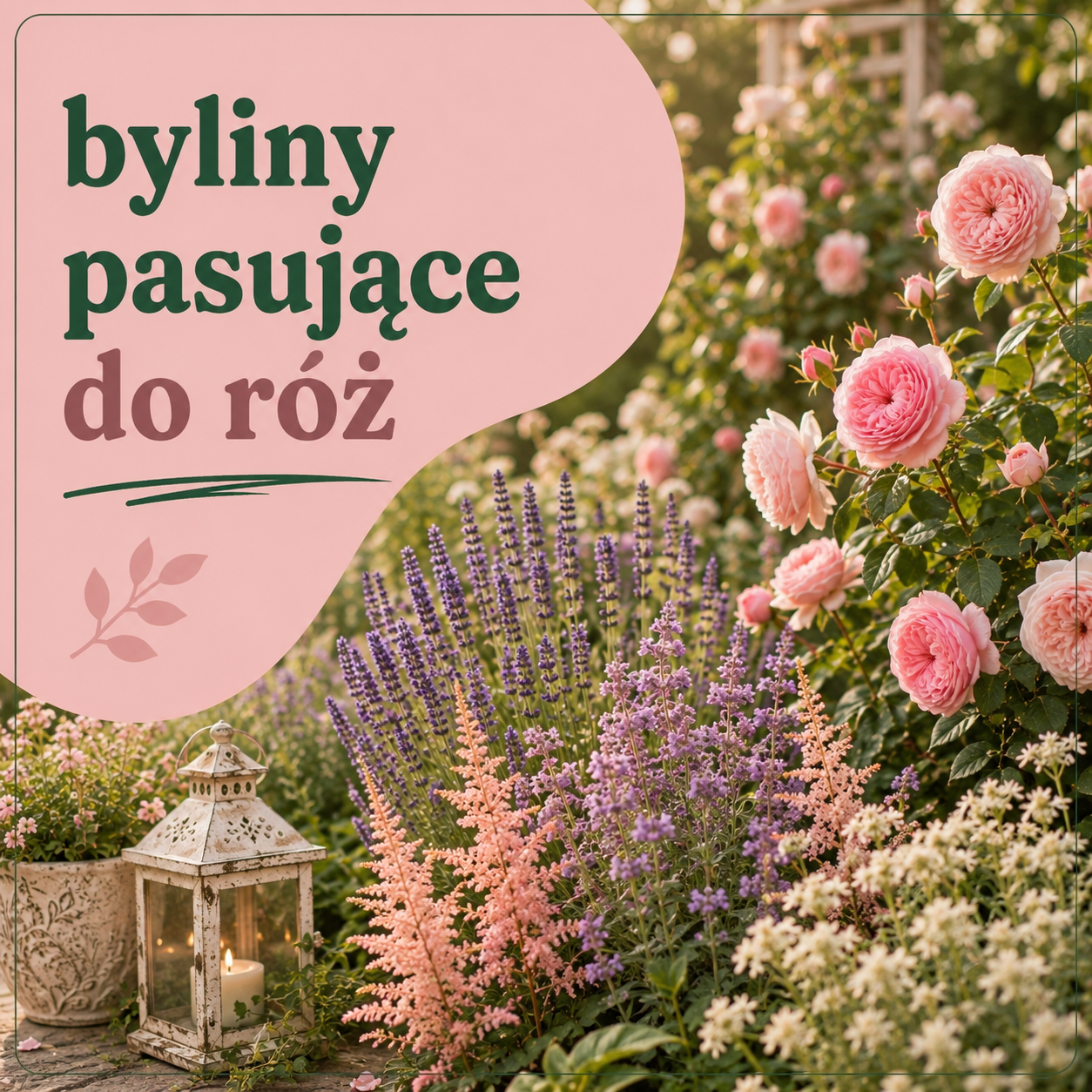 Byliny pasujące do róż – jak stworzyć efektowną rabatę różaną