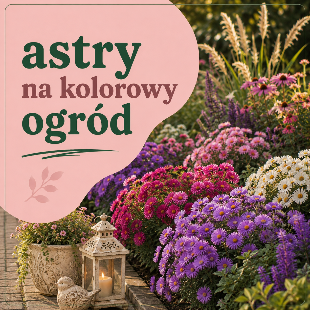 Byliny kwitnące jesienią – astry na kolorowy ogród od września do pierwszych przymrozków