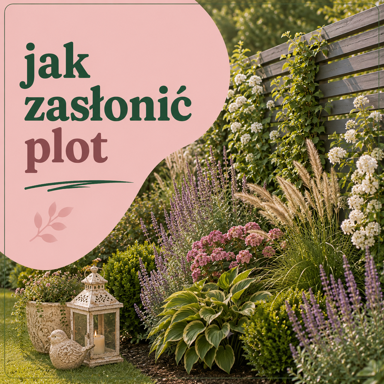 Wysokie kwiaty przy ogrodzeniu – jak zasłonić płot i stworzyć efektowną rabatę
