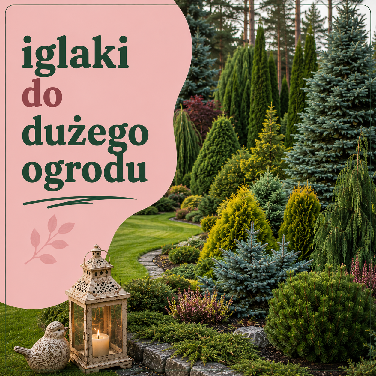 Iglaki do dużego ogrodu – jak mądrze obsadzić przestrzeń z Zieloną Parą