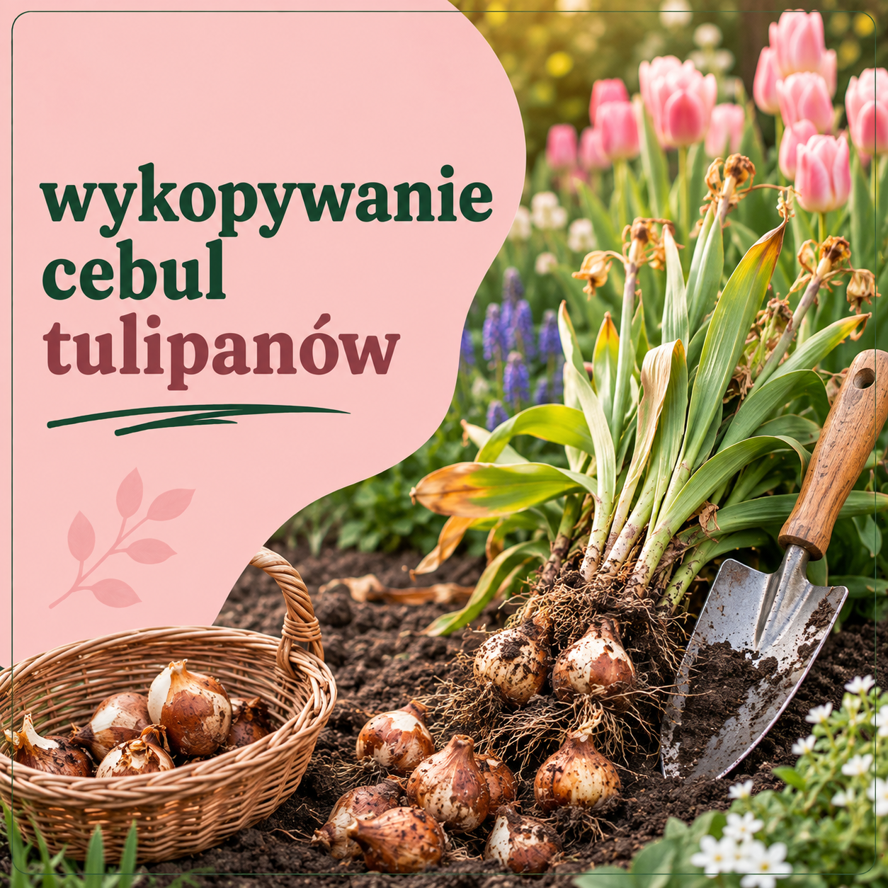 Wykopywanie cebul tulipanów – kiedy, jak i po co to robić? (praktyczny poradnik Zielonej Pary)