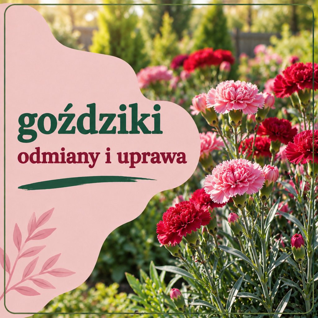 Goździki ogrodowe – odmiany i uprawa, różowe i czerwone kwiaty